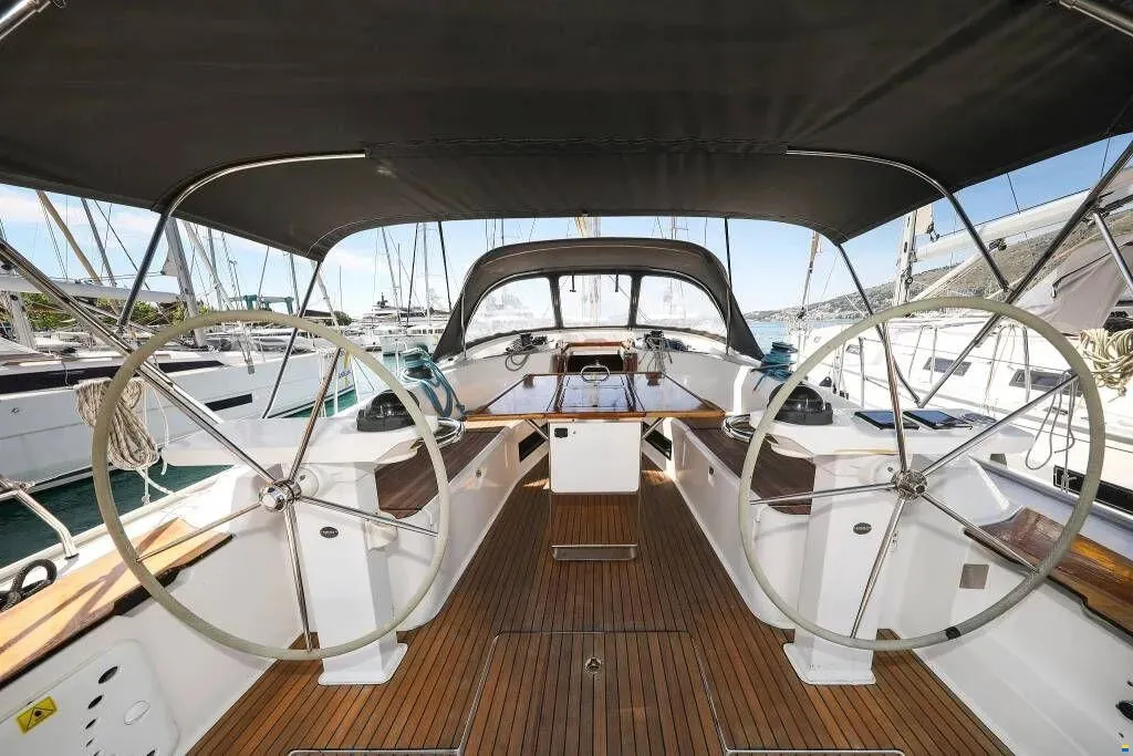 Star Doris, a Bavaria Cruiser 45 sailboat at Punat, Croatia