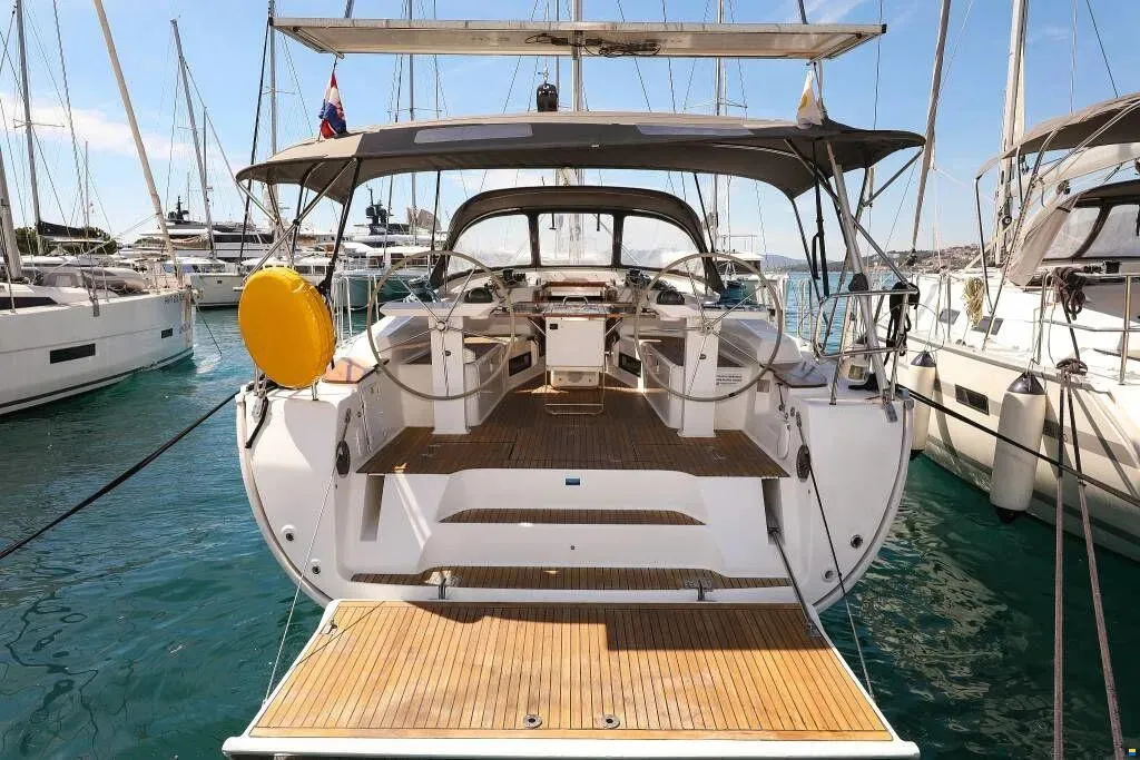 Star Doris, a Bavaria Cruiser 45 sailboat at Punat, Croatia