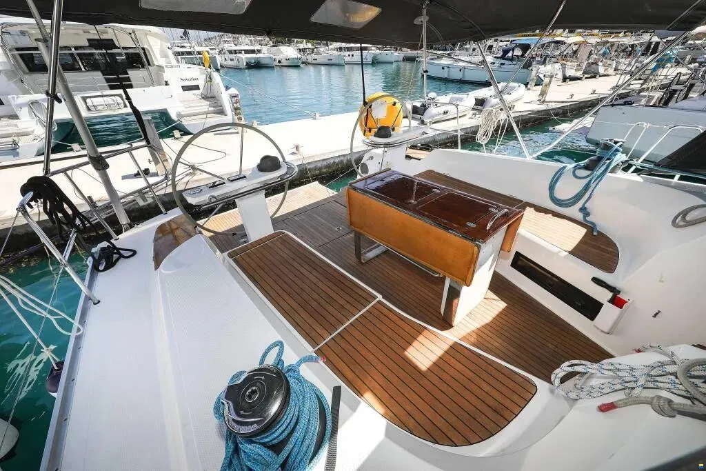 Star Doris, a Bavaria Cruiser 45 sailboat at Punat, Croatia