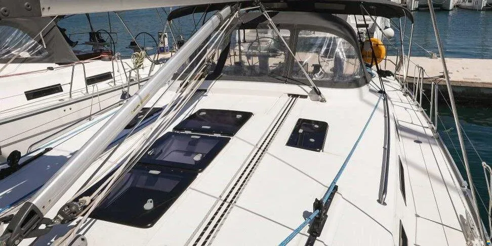 Star Doris, a Bavaria Cruiser 45 sailboat at Punat, Croatia
