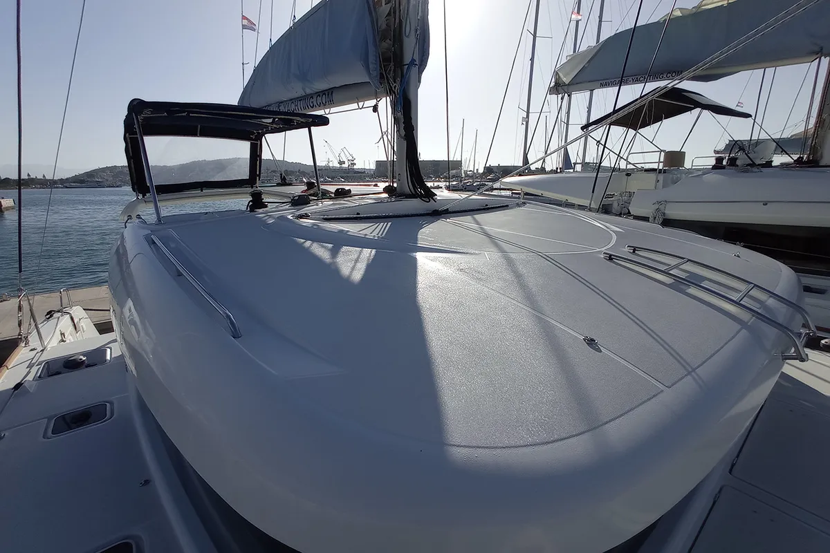 Ohana, a Lagoon 40 catamaran at Seget Donji, Croatia