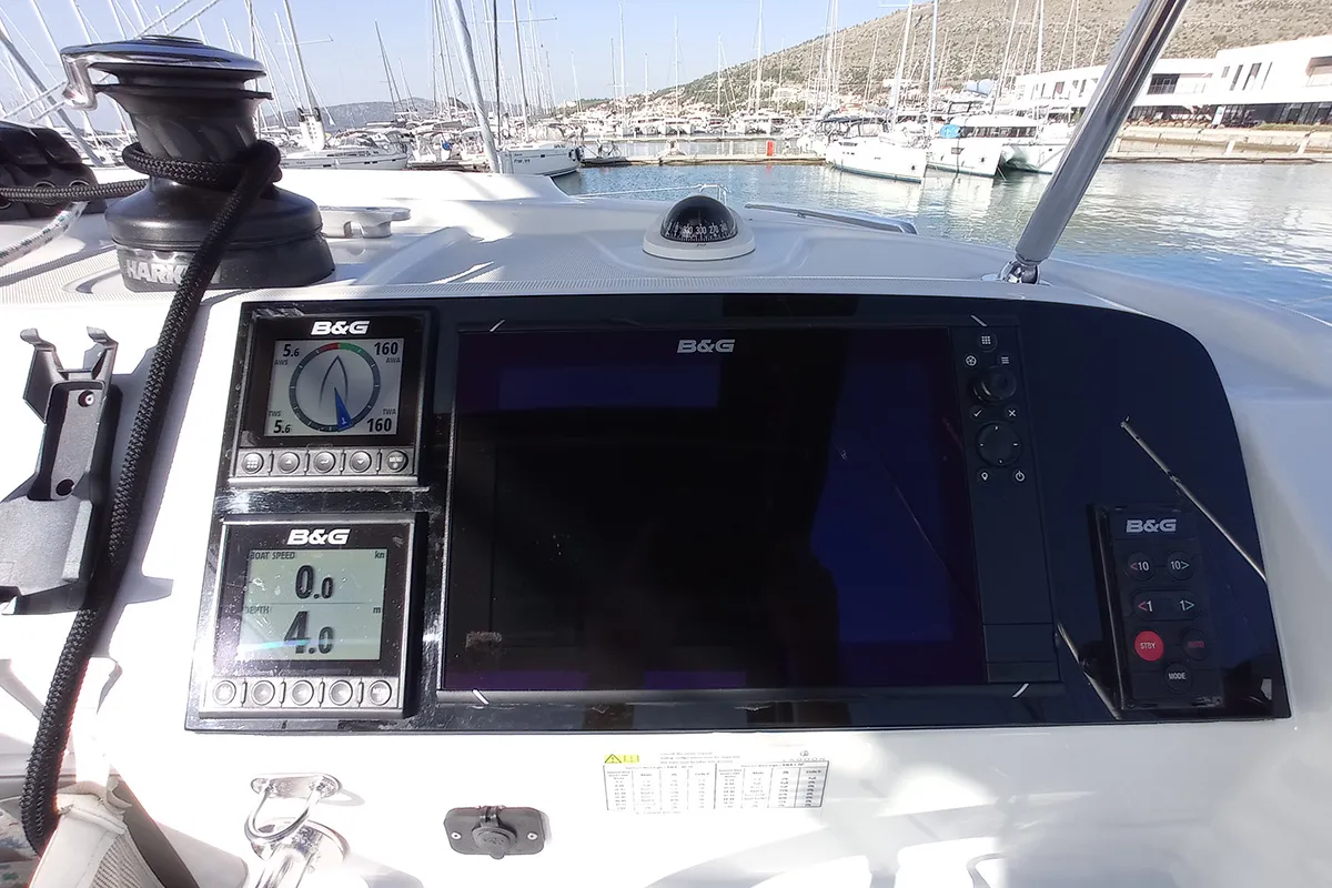 Ohana, a Lagoon 40 catamaran at Seget Donji, Croatia