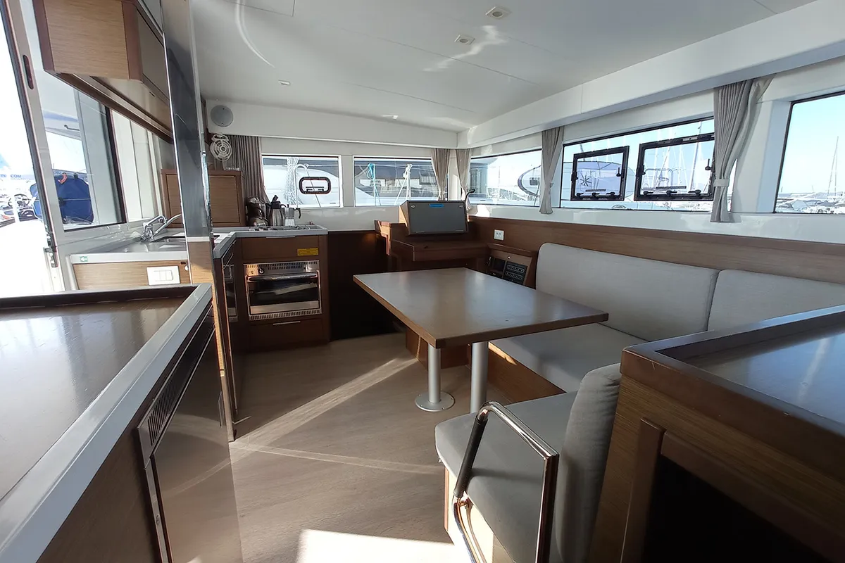 Ohana, a Lagoon 40 catamaran at Seget Donji, Croatia