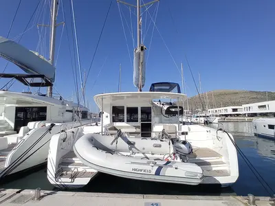 Ohana, a Lagoon 40 catamaran at Seget Donji, Croatia