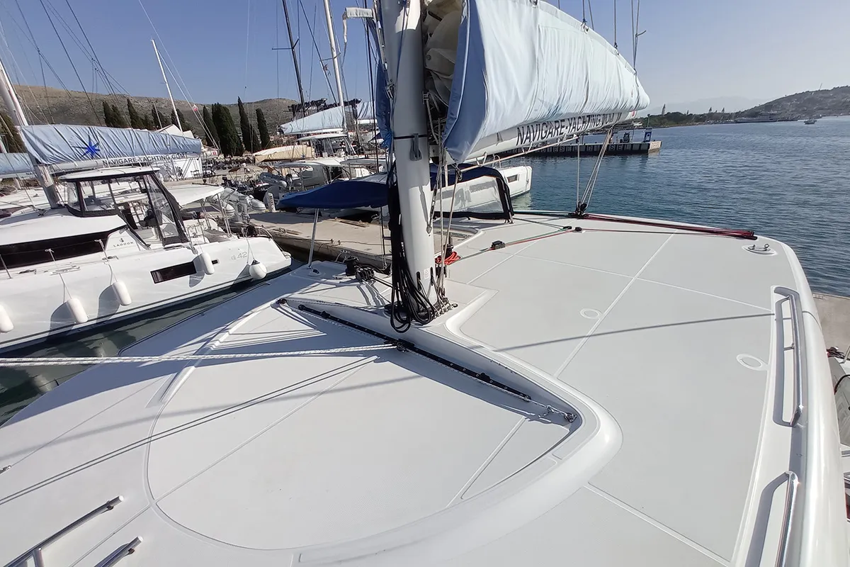 Ohana, a Lagoon 40 catamaran at Seget Donji, Croatia