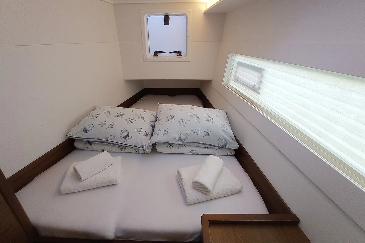 Ohana, a Lagoon 40 catamaran at Seget Donji, Croatia
