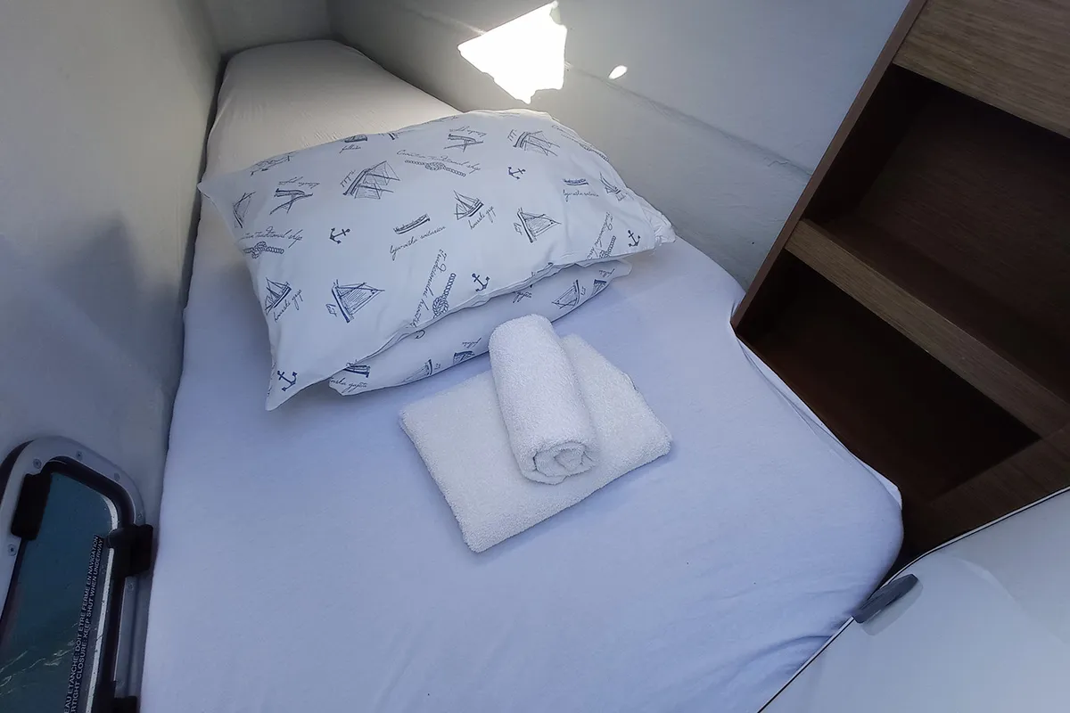Ohana, a Lagoon 40 catamaran at Seget Donji, Croatia