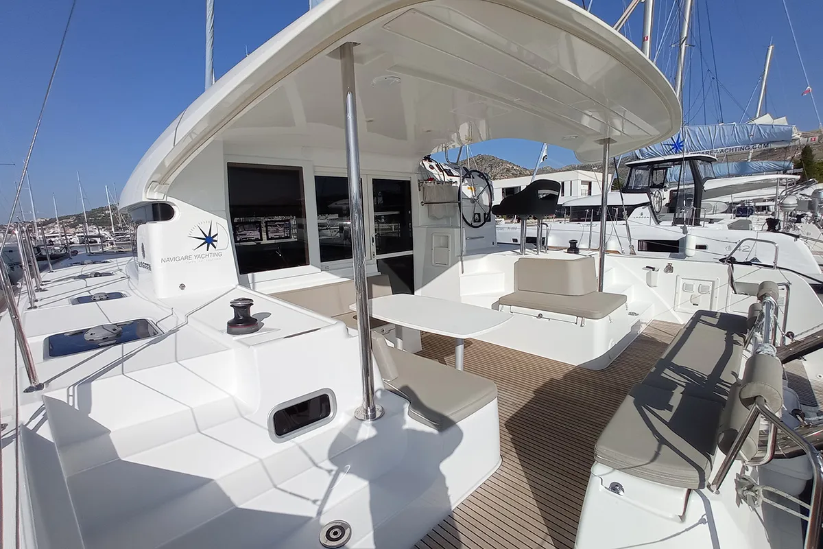 Ohana, a Lagoon 40 catamaran at Seget Donji, Croatia