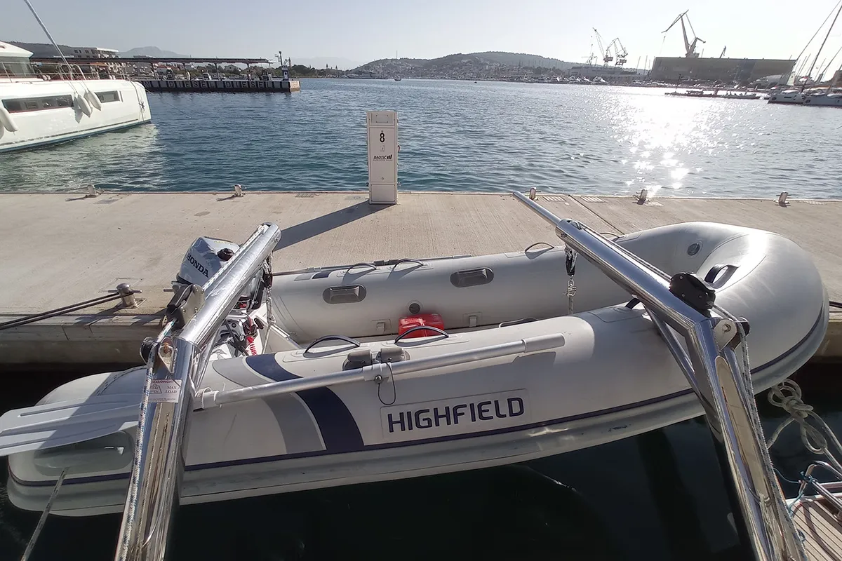 Ohana, a Lagoon 40 catamaran at Seget Donji, Croatia