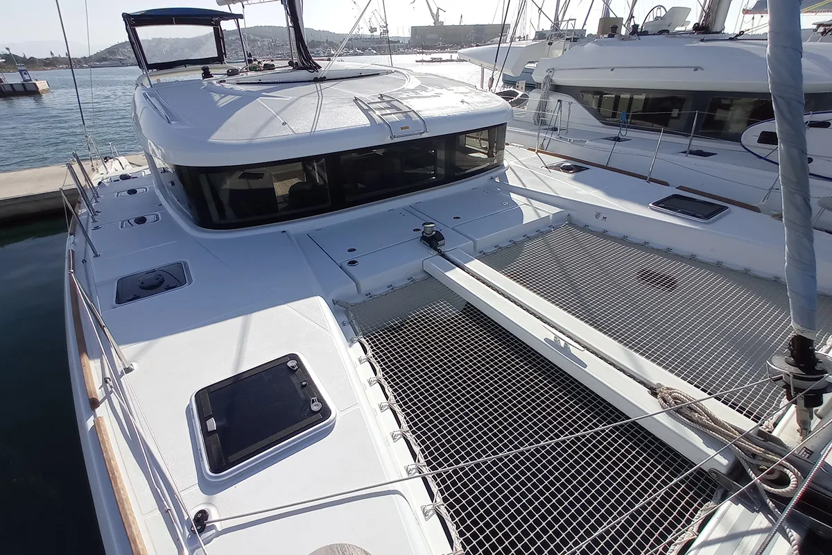 Ohana, a Lagoon 40 catamaran at Seget Donji, Croatia