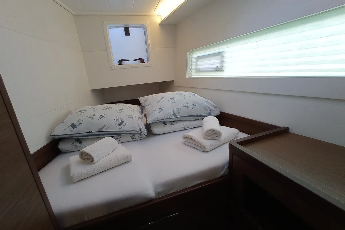 Ohana, a Lagoon 40 catamaran at Seget Donji, Croatia