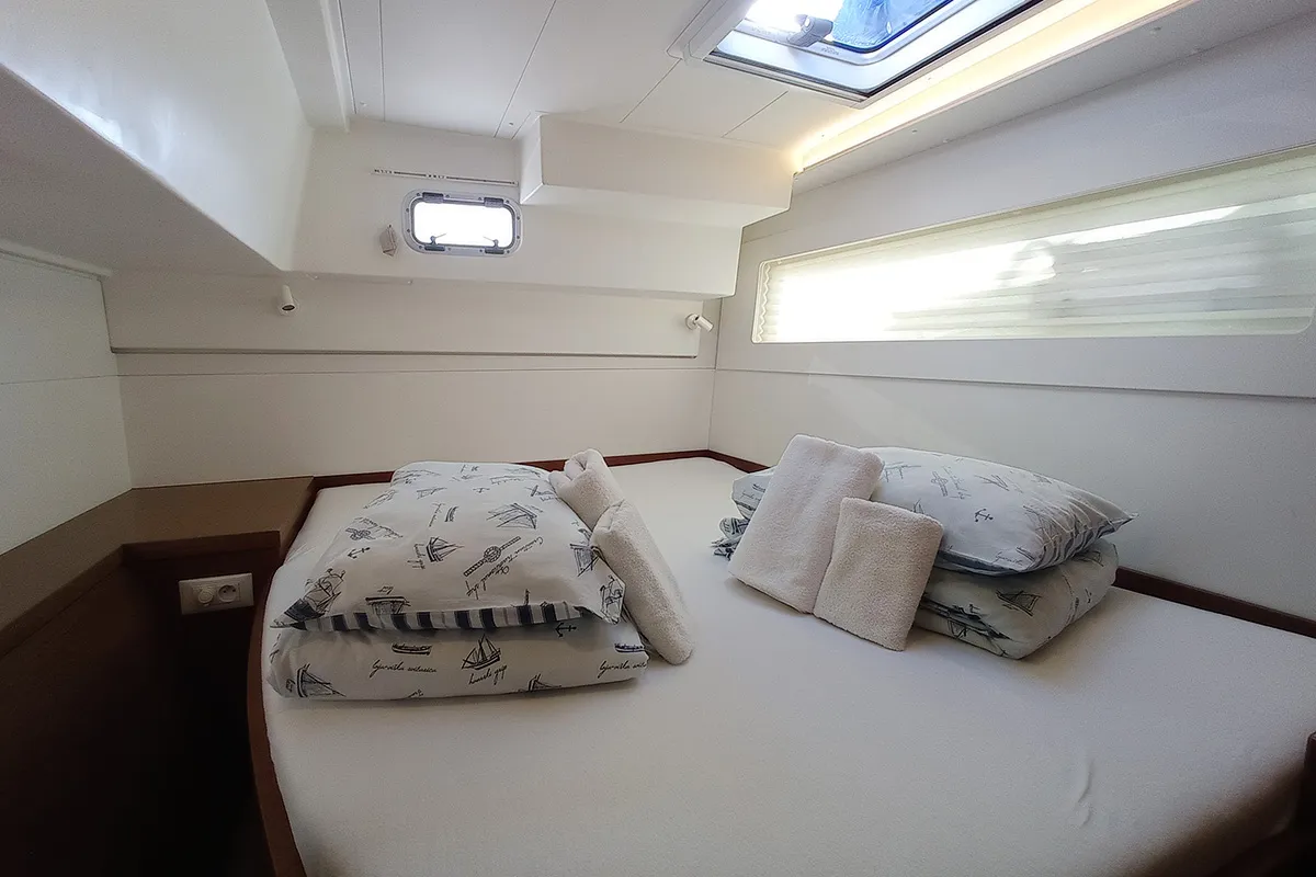 Ohana, a Lagoon 40 catamaran at Seget Donji, Croatia