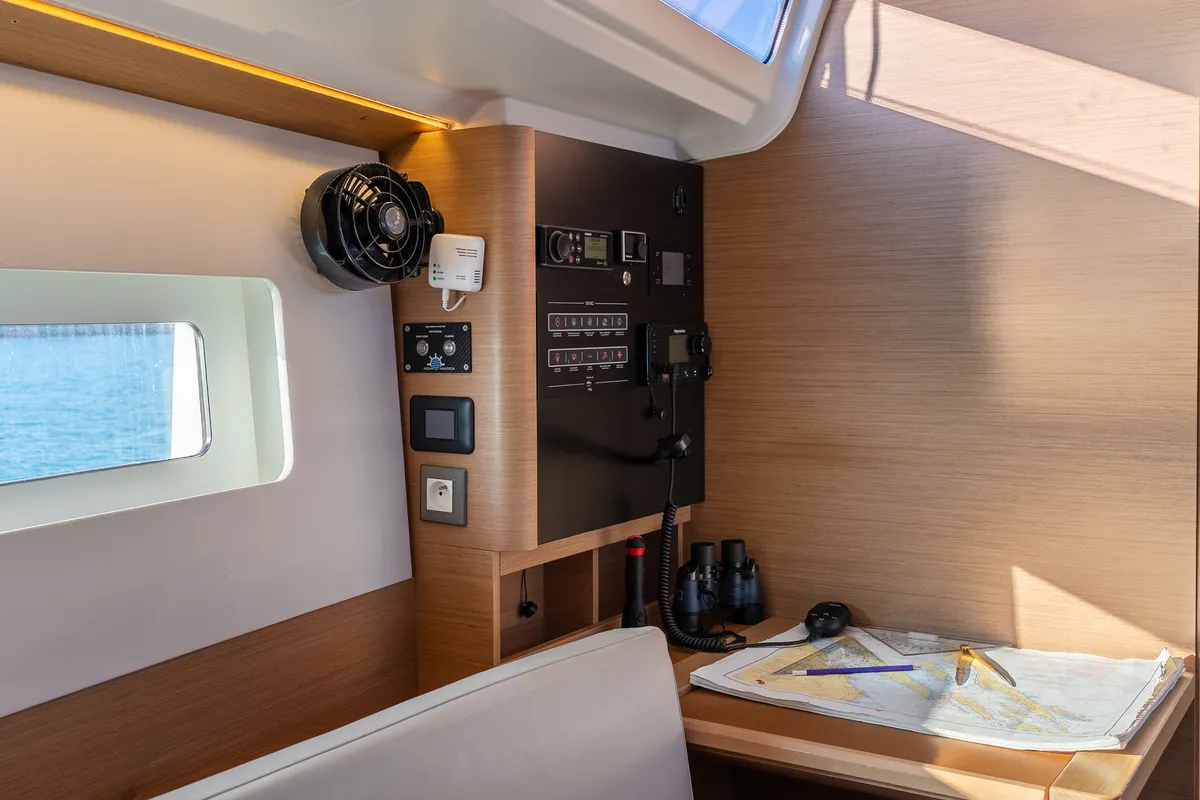 Nala, a Jeanneau Sun Odyssey 380 sailboat at Biograd na Moru, Croatia