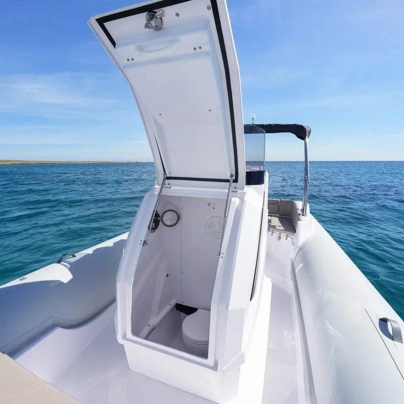 Head on Italboats Predator 700, a motorboat at Pula, Croatia