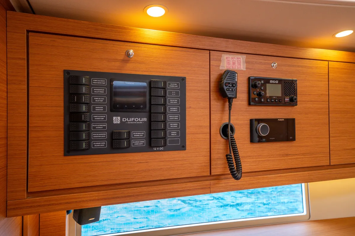 Cabin on Gusto 7, a Dufour 470 sailboat at Fethiye, Turkey