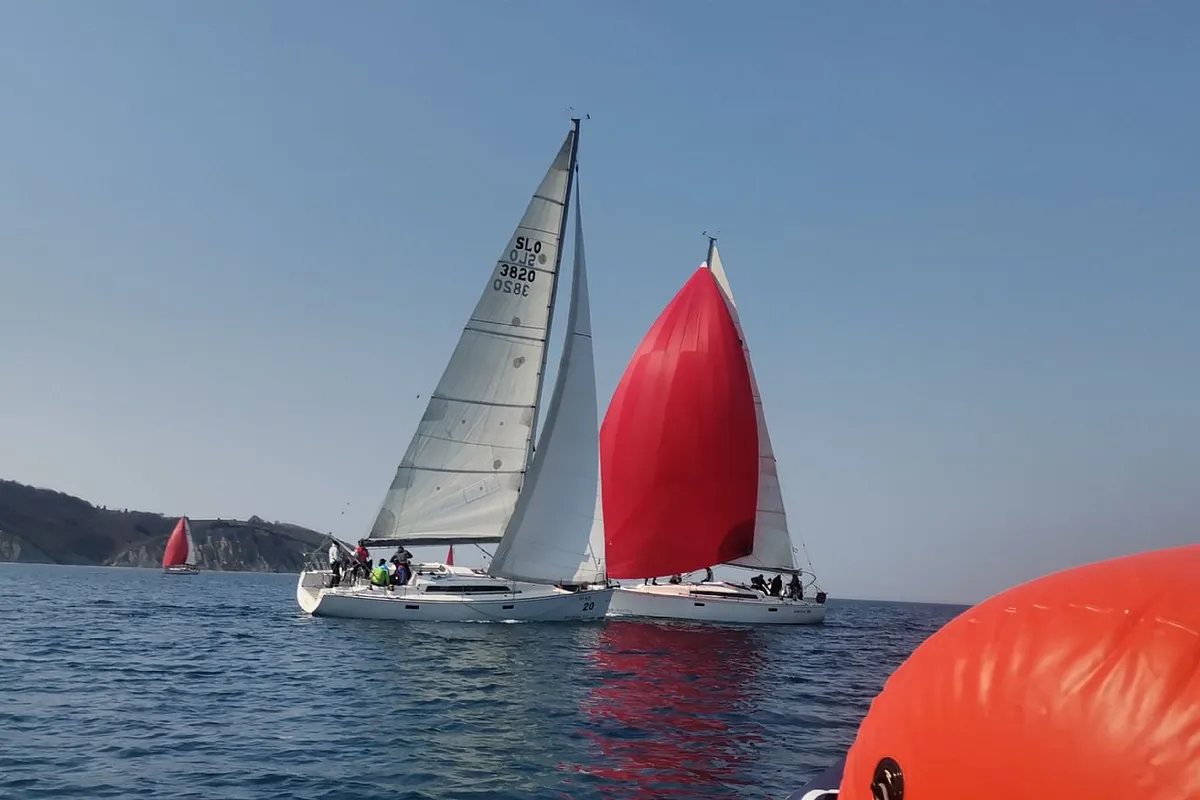 Exterior view of Tequila, a AD Boats Salona 38 sailboat at Izola / Isola, Slovenia
