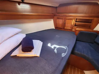 Cabin on PIAMA, a Dufour 36 sailboat at Grad Trogir, Croatia