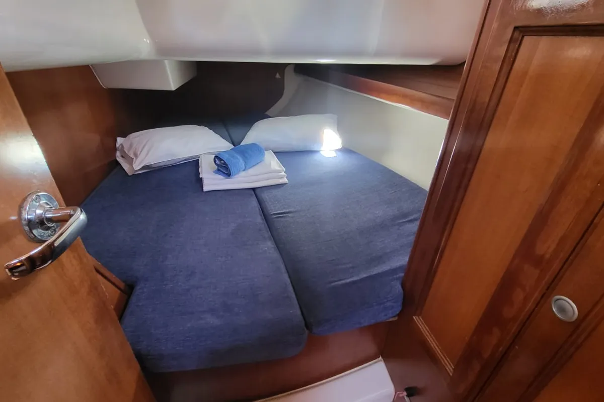 Cabin on PIAMA, a Dufour 36 sailboat at Grad Trogir, Croatia