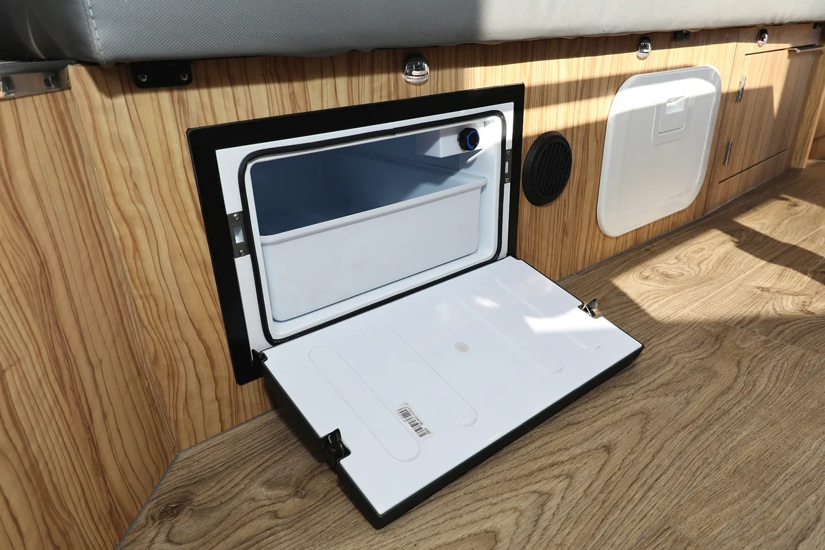 Galley of Iggy, a Cobra Yachts Seamaster 45 motor yacht at Primošten, Croatia