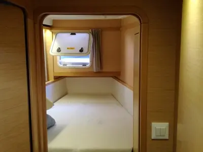 Cabin on Le Grand Bleu, a Lagoon 39 catamaran at Kontokali, Greece