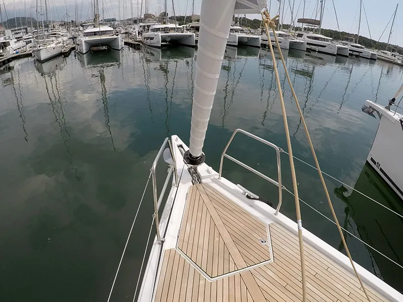 Freya, a Dufour 430 GL sailboat at Grad Šibenik, Croatia