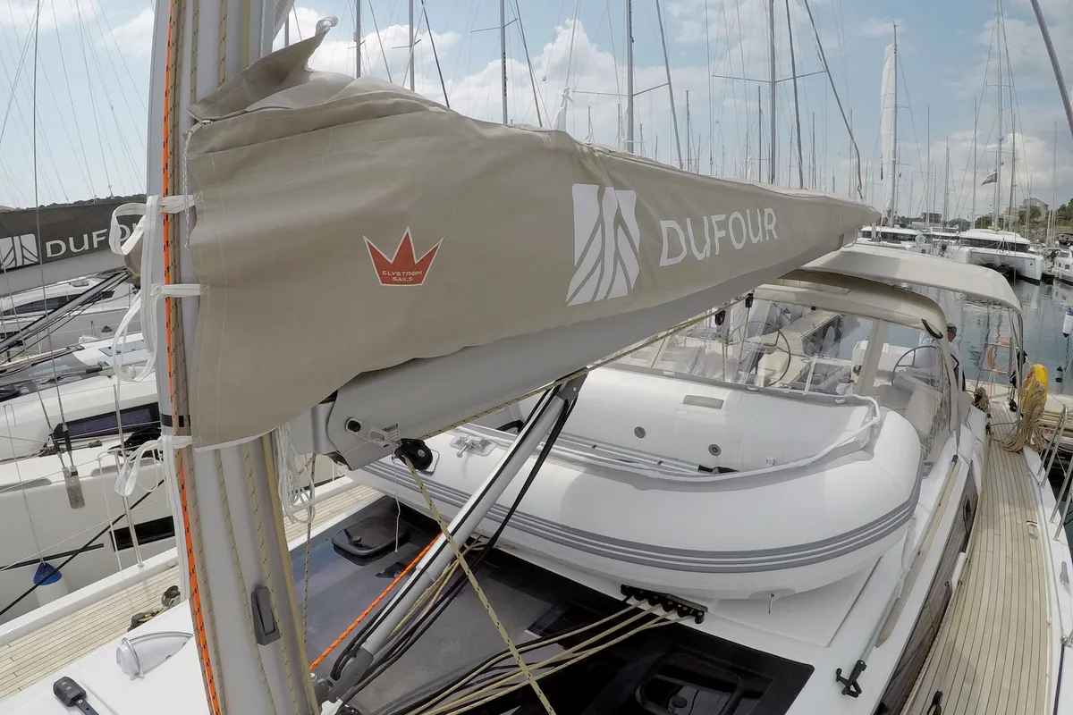 Freya, a Dufour 430 GL sailboat at Grad Šibenik, Croatia