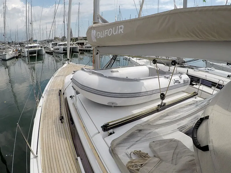 Freya, a Dufour 430 GL sailboat at Grad Šibenik, Croatia