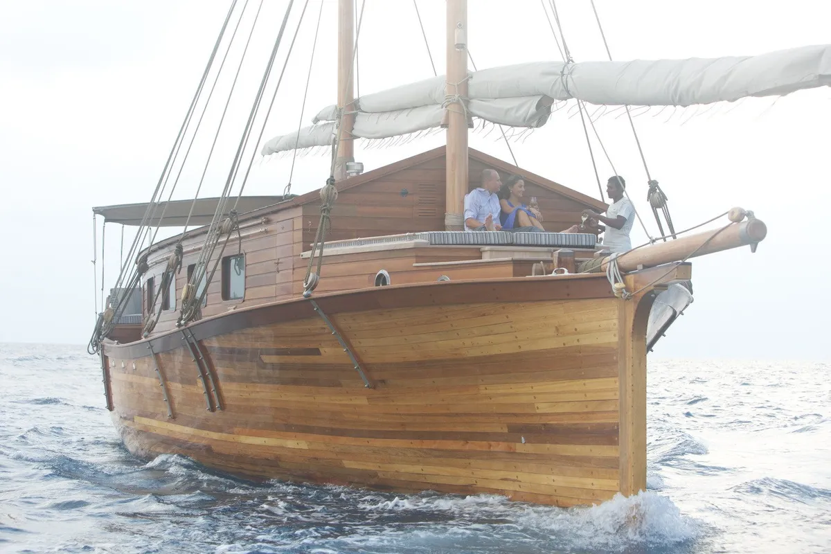 Atoll Achilles, a Custom built 183 sailboat at Malé, Maldives