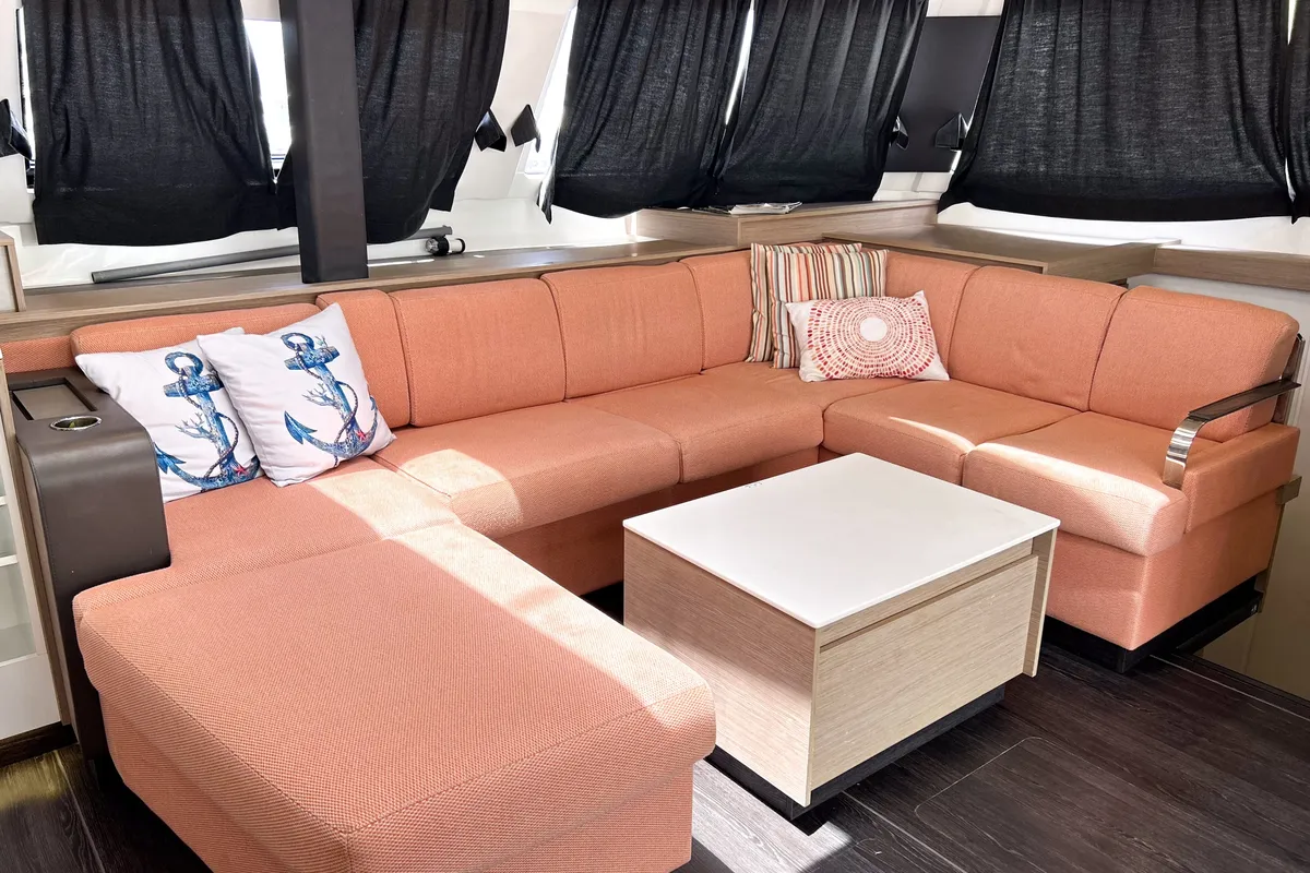 Detour, a Fountaine Pajot Elba 45 catamaran at Road Town, British Virgin Islands