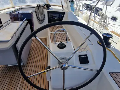 Hera, a Beneteau Oceanis 41.1 sailboat at Municipal Unit of Palairos, Greece