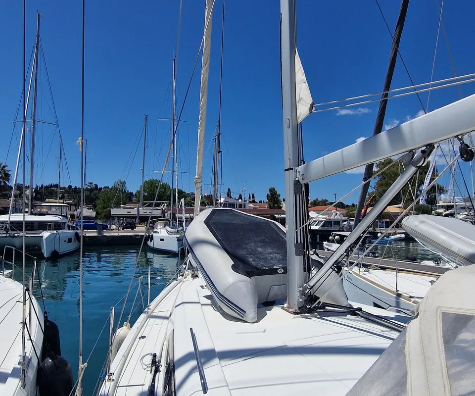 Hera, a Beneteau Oceanis 41.1 sailboat at Municipal Unit of Palairos, Greece
