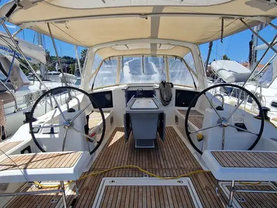 Hera, a Beneteau Oceanis 41.1 sailboat at Municipal Unit of Palairos, Greece
