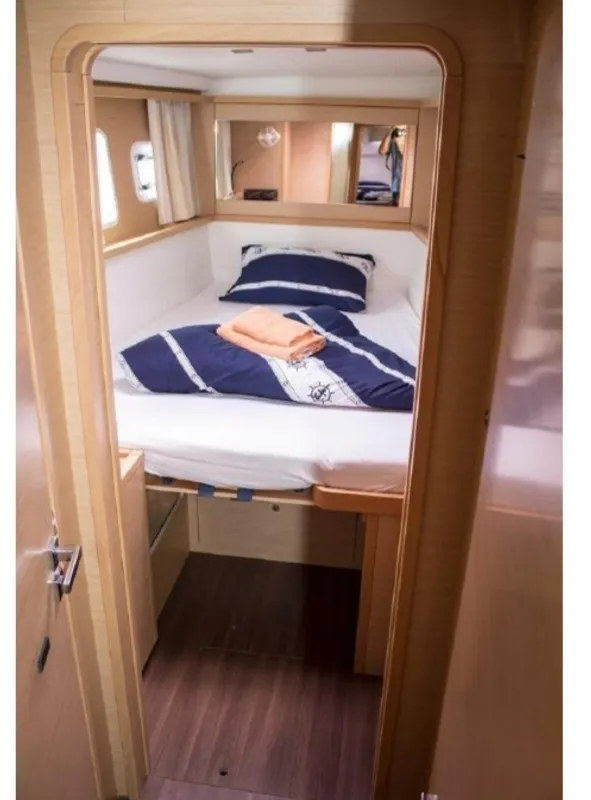 Cabin on Sunshine I, a Lagoon 450 Fly catamaran at Dubrovnik, Croatia