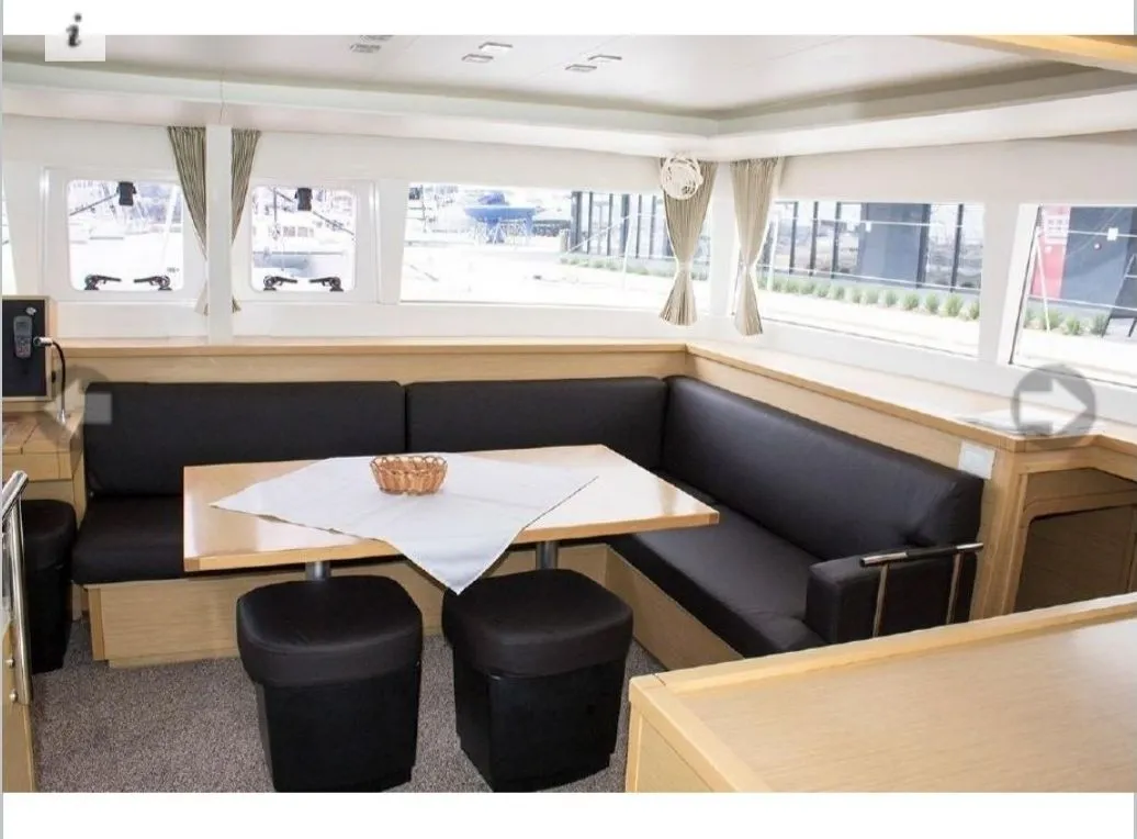 Salon of Sunshine I, a Lagoon 450 Fly catamaran at Dubrovnik, Croatia