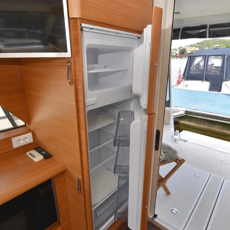 Galley of Porsgrunn, a Greenline 39 motor yacht at Porsgrunn, Norway