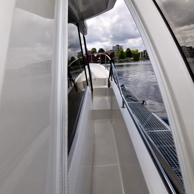 Deck of Porsgrunn, a Greenline 39 motor yacht at Porsgrunn, Norway