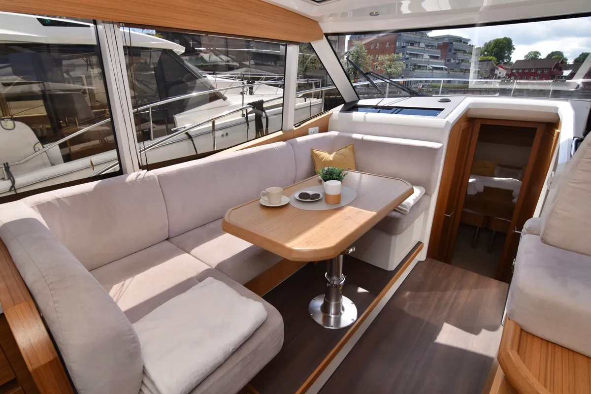 Salon of Porsgrunn, a Greenline 39 motor yacht at Porsgrunn, Norway