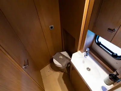 Head on Dream on, a Bali 4.6 catamaran at Preveza, Greece
