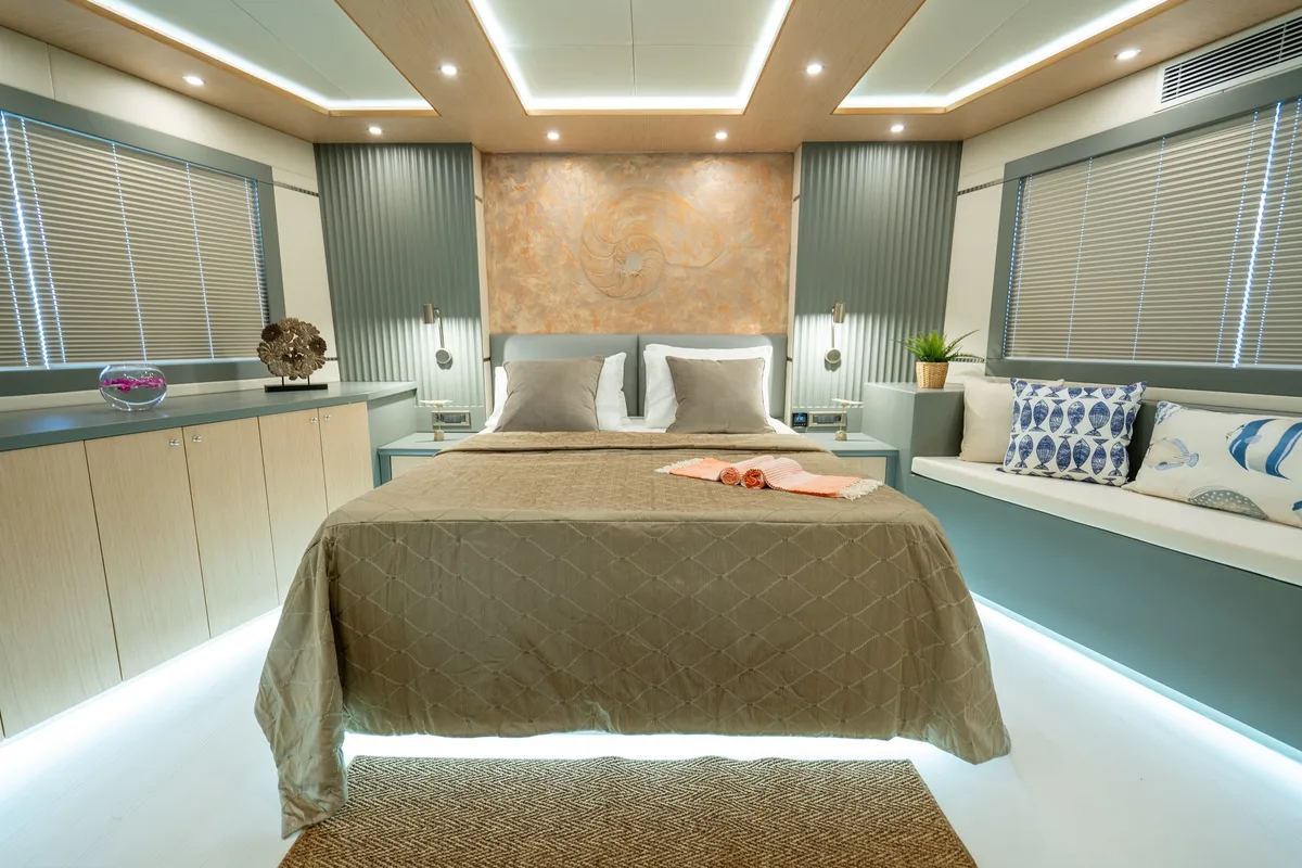 Cabin on Lavin, a Gulet Custom built 183 motor yacht at Fethiye, Turkey