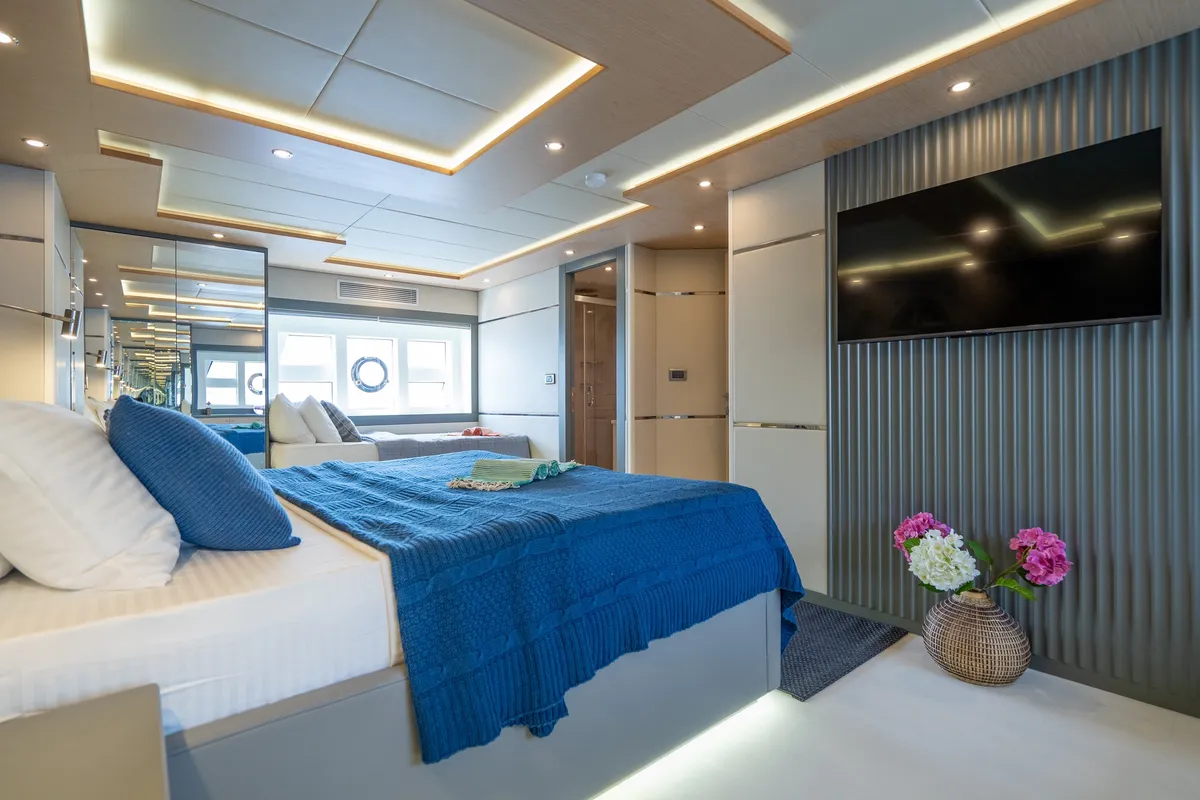 Cabin on Lavin, a Gulet Custom built 183 motor yacht at Fethiye, Turkey