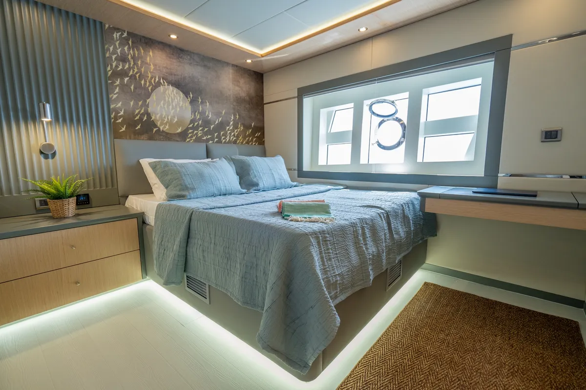 Cabin on Lavin, a Gulet Custom built 183 motor yacht at Fethiye, Turkey