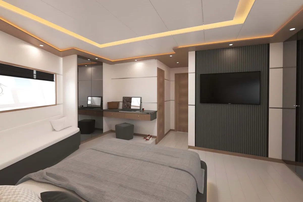 Cabin on Lavin, a Gulet Custom built 183 motor yacht at Fethiye, Turkey