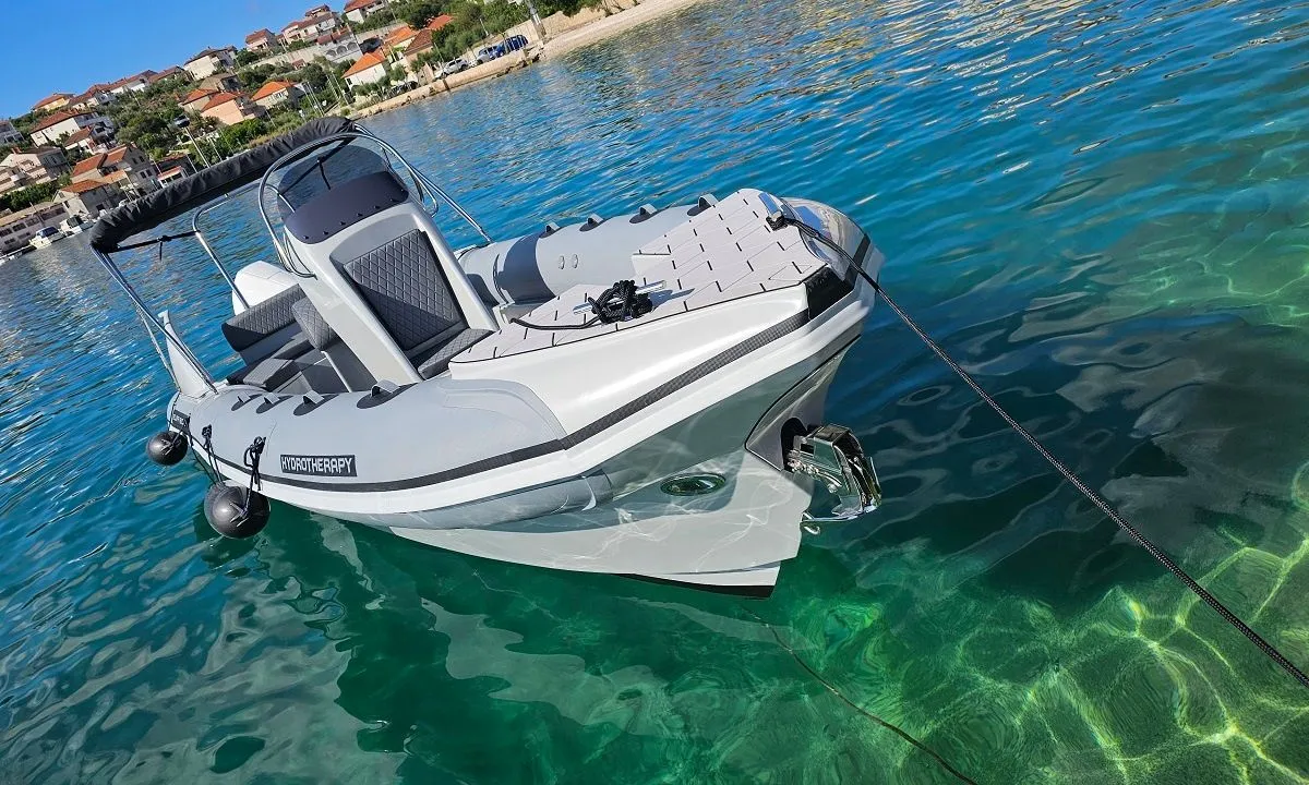 Hydrotherapy, a Bura 8.0 Step RIB at Zadar, Croatia