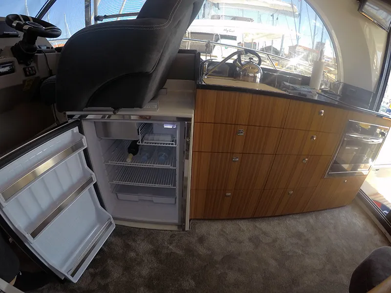 Galley of North star, a Marex 375 motor yacht at Grad Šibenik, Croatia