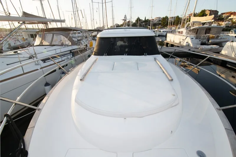 Exterior view of North star, a Marex 375 motor yacht at Grad Šibenik, Croatia