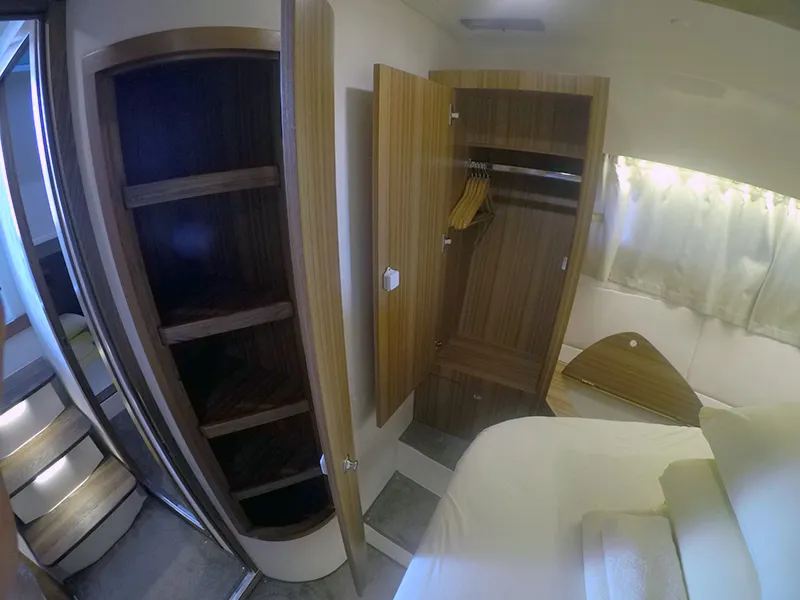 Cabin on North star, a Marex 375 motor yacht at Grad Šibenik, Croatia