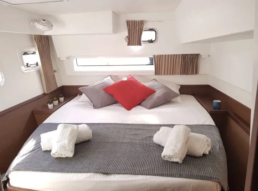 Starz, a Lagoon 42 catamaran at Fethiye, Turkey