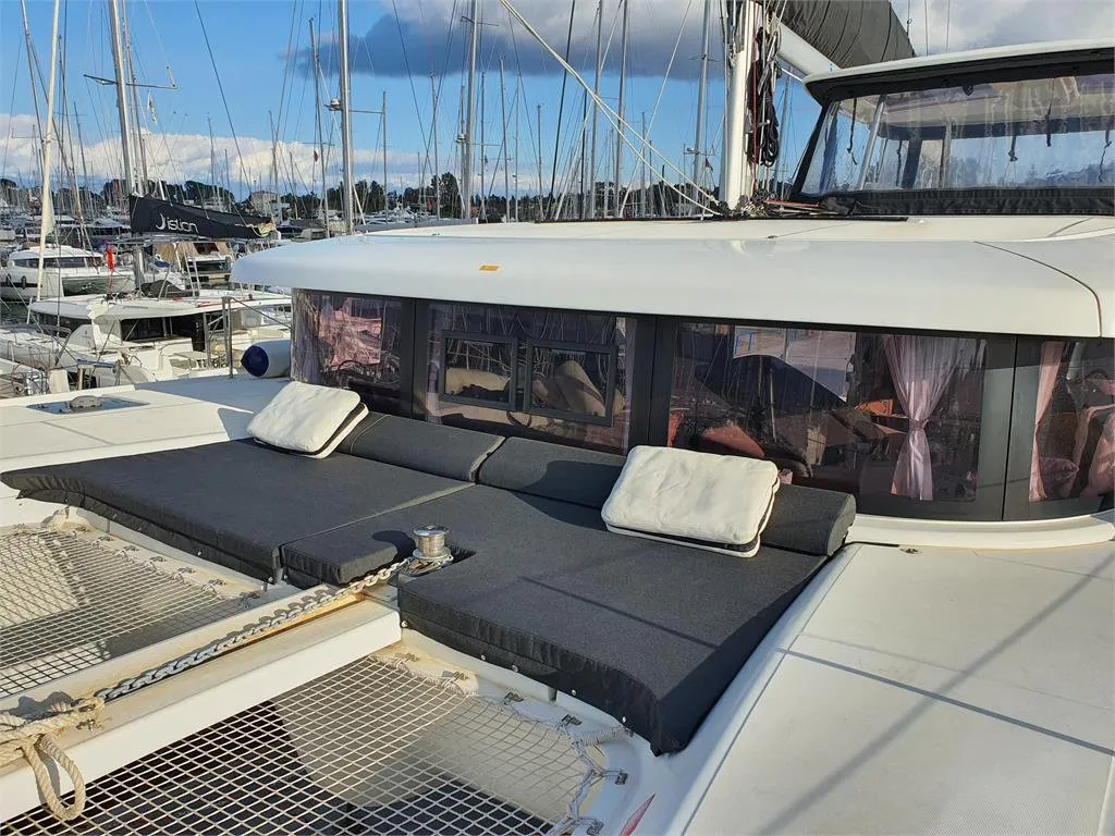Starz, a Lagoon 42 catamaran at Fethiye, Turkey