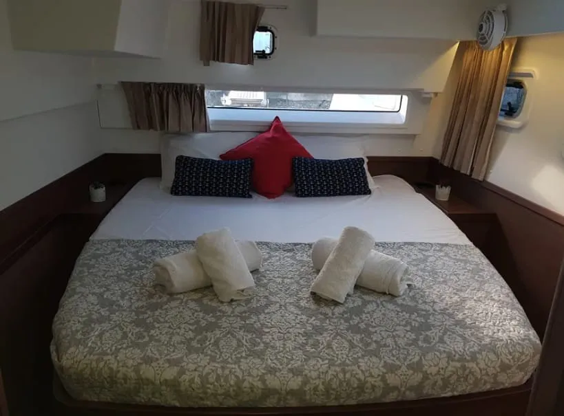 Starz, a Lagoon 42 catamaran at Fethiye, Turkey