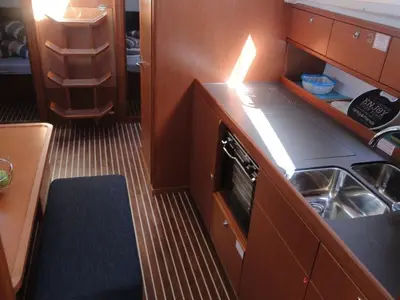 Galley of Ile, a Bavaria Cruiser 41 sailboat at Split, Croatia
